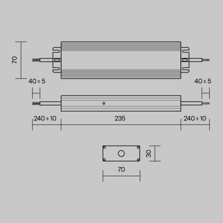 Источник напряжения Technical PSL008-150W-48V-IP67