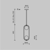 Подвесной светильник Maytoni MOD013PL-02BS1