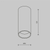 Потолочный светильник Technical C056CL-L12W3K-W-PT