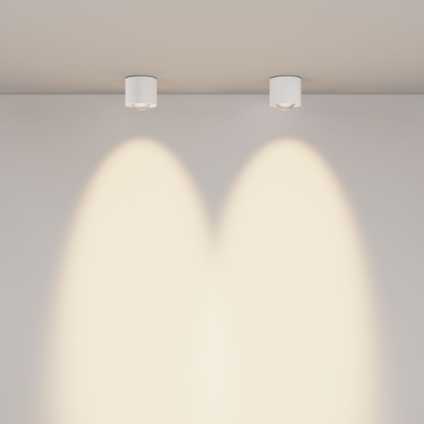 Потолочный светодиодный светильник Maytoni Technical Ceiling Lens C217CL-15W3K-W