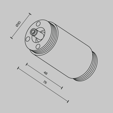 Комплектующие для систем освещения с токоведущими элементами Technical CA013IC-B
