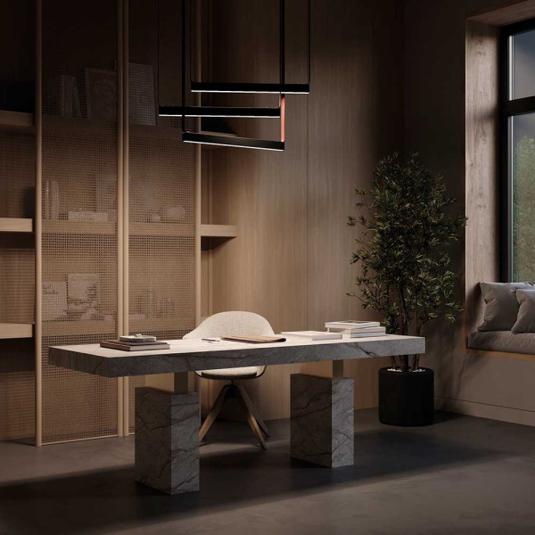 Подвесной светодиодный светильник Maytoni Technical Pendant system Parity Basis TR129B-24W3K-B