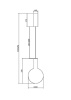 Подвесной светильник Maytoni MOD182PL-L4W3K