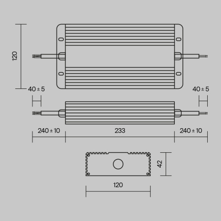 Источник напряжения Technical PSL008-400W-48V-IP67