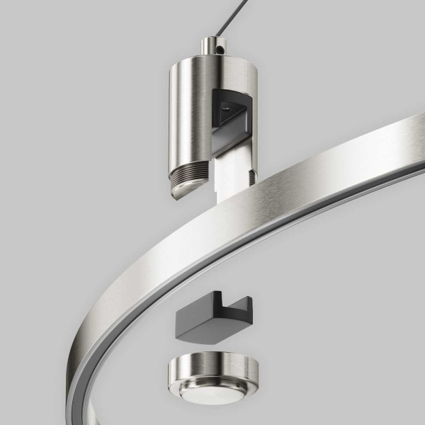 Подвесной набор с основанием под блок питания для круглого шинопровода Maytoni Technical TRA154SW-BB-R-PT