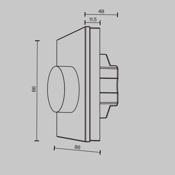 Роторная панель управления Lighting control 731004