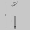 Трековый светильник Technical TR226-4-5WTW-M-DD2-W