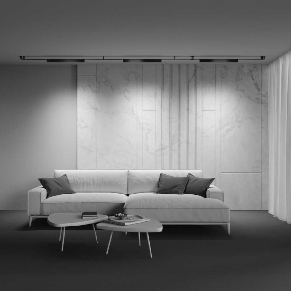 Подвесной светодиодный светильник Maytoni Technical Pendant system Parity Points TR128B-24W4K-M-B