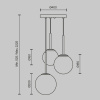 Подвесной светильник Maytoni Basic form MOD321PL-03G1
