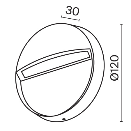 Подсветка для лестниц Outdoor O046SL-L3W3K