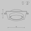 Встраиваемый светильник Technical DL086-GX53-SQ-B