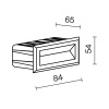 Подсветка для лестниц Outdoor O045SL-L3B3K