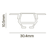 Профиль Led Strip ALM010S-2M
