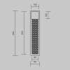 Настенный светильник (бра) Maytoni MOD474WL-L30B3K