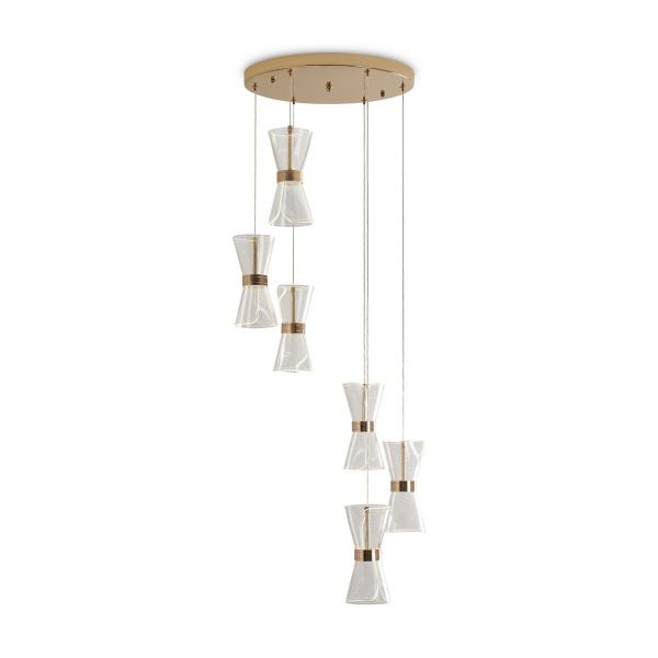 Подвесная светодиодная люстра Freya Dress FR5438PL-L37G