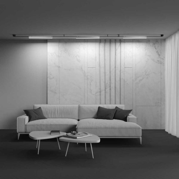 Подвесной светодиодный светильник Maytoni Technical Pendant system Parity Basis TR129B-24W3K-W