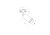 Трековый светильник Technical TR028-3-GU10-W