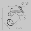 Встраиваемый светильник Technical C071CL-7W4K-WB