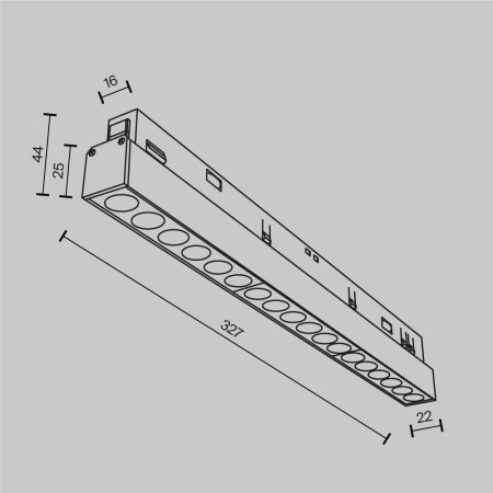 Трековый светильник Technical TR031-4-18WTW-M-DSZ-W
