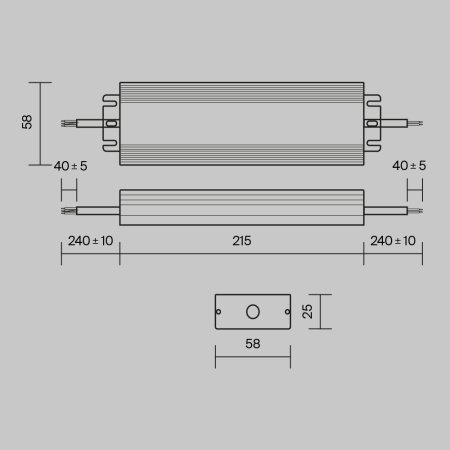 Источник напряжения Technical PSL008-100W-48V-IP67
