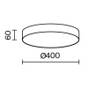 Потолочный светильник Technical C032CL-45W3K-RD-W