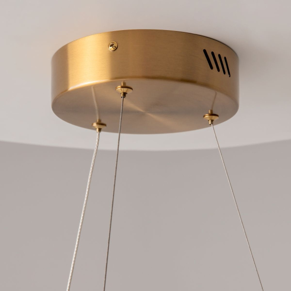 Подвесная светодиодная люстра Maytoni Saturno MOD415PL-L60BS4K