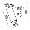 Встраиваемый светильник Technical C053CL-L12W4K-W-W