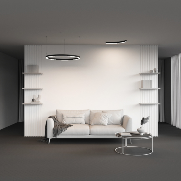 Профиль Led Strip ALM-3535R-B-D-90°-0.8M