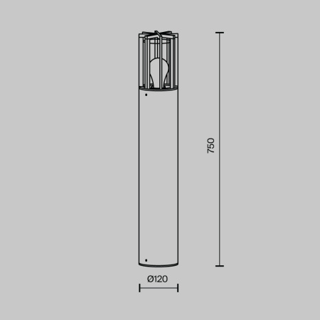 Ландшафтный светильник Outdoor O453FL-01GF