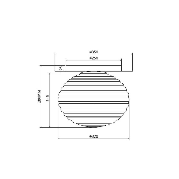 Потолочный светильник Maytoni Reels MOD268CL-01G
