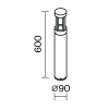 Ландшафтный светильник Outdoor O458FL-L9GF3K